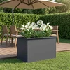 Sodo vazonas su LED Antracitas 50 x 80 x 48 cm Plienas