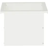 Sodo vazonas su LED Balta 30 x 40 x 30 cm Plienas