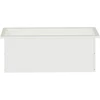 Sodo vazonas su LED Balta 30 x 80 x 30 cm Plienas
