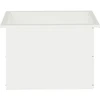 Sodo vazonas su LED Balta 40 x 60 x 40 cm Plienas