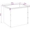 Sodo vazonas su LED Balta 50 x 60 x 48 cm Plienas