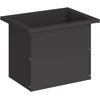 Sodo vazonas su LED Juoda 30 x 40 x 30 cm Plienas