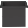 Sodo vazonas su LED Juoda 30 x 40 x 30 cm Plienas