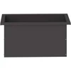 Sodo vazonas su LED Juoda 30 x 60 x 30 cm Plienas