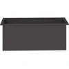 Sodo vazonas su LED Juoda 40 x 100 x 40 cm Plienas
