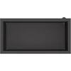 Sodo vazonas su LED Juoda 40 x 80 x 40 cm Plienas