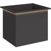 Sodo vazonas su LED Juoda 50 x 60 x 48 cm Plienas