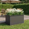 Sodo vazonas su LED Juoda 50 x 80 x 48 cm Plienas