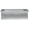 Sodo vazonas su LED Sidabrinė 30 x 100 x 30 cm