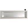 Sodo vazonas su LED Sidabrinė 30 x 100 x 30 cm