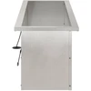 Sodo vazonas su LED Sidabrinė 30 x 100 x 30 cm