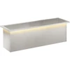 Sodo vazonas su LED Sidabrinė 30 x 100 x 30 cm