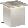 Sodo vazonas su LED Sidabrinė 30 x 30 x 30 cm