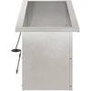 Sodo vazonas su LED Sidabrinė 30 x 80 x 30 cm