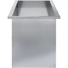 Sodo vazonas su LED Sidabrinė 40 x 100 x 40 cm