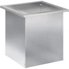 Sodo vazonas su LED Sidabrinė 40 x 40 x 40 cm