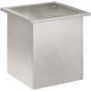 Sodo vazonas su LED Sidabrinė 40 x 40 x 40 cm