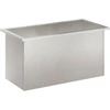Sodo vazonas su LED Sidabrinė 40 x 80 x 40 cm