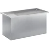 Sodo vazonas su LED Sidabrinė 40 x 80 x 40 cm