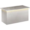 Sodo vazonas su LED Sidabrinė 40 x 80 x 40 cm