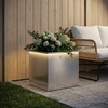 Sodo vazonas su LED Sidabrinė 50 x 60 x 48 cm