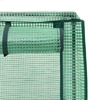 Sodo vazonas su šiltnamio dangčiu ir ratais 3 vnt. Balta PP