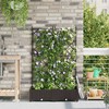 Sodo vazonas 2 vnt. Ruda 80 x 40 x 125,5 cm PP