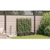 Sodo vazonas 3 vnt. Ruda 120 x 40 x 125,5 cm PP