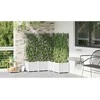 Sodo vazonas 5 vnt. Balta 120 x 120 x 143 cm PP