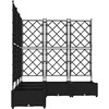 Sodo vazonas 5 vnt. Juoda 120 x 120 x 125,5 cm PP