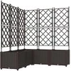 Sodo vazonas 5 vnt. Ruda 120 x 120 x 143 cm PP