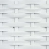Sodo vazonas su treliu ir ratais 3 vnt. Balta 120 x 40 x 149 cm