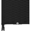 Sodo vazonas su treliu ir ratais Juoda 40 x 40 x 146 cm PP