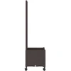 Sodo vazonas su treliu ir ratais Ruda 40 x 40 x 146 cm PP
