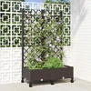 Sodo vazonas su treliu ir ratais Ruda 80 x 40 x 131,5 cm PP
