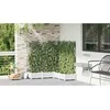 Sodo vazonas 5 vnt. Balta 120 x 120 x 125,5 cm PP