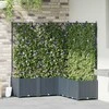Sodo vazonas 5 pcs Šviesiai Pilka 120 x 120 x 143 cm Plastmasė
