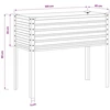 Sodo vazonas Šviesiai rudas 100 x 45 x 90 cm Cinkuota plienas