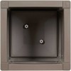 Sodo gėlių dėžutė Šviesiai rudas 36 x 36 x 35 cm PP