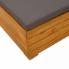 Sodo vidurinė sofa Kietos akacijos mediena Ruda