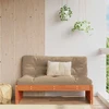 Sodo vidurinė sofa Tvirtas pušies medis Vaško Ruda
