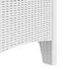 Sodo Kėdė su pagalve 2 pcs Balta 53 x 49 x 85 cm Polipropilenas