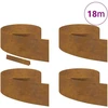 Vejo kraštas 4 pcs Rūdijanti 450 x 0,05 x 25 cm