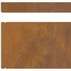 Vejo kraštas 4 vnt. 450 x 10 cm Rūdijanti