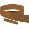 Vejo kraštas 4 pcs Rūdijanti 450 x 0.05 x 15 cm