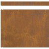 Vejo kraštas 450 x 20 cm Atmosferos poveikiui atsparus plienas