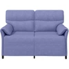 Dvitaškė sofa 2 vietos Džinsinės mėlynos 138 x 83 x 95 cm
