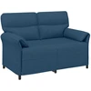 Dvitaškė sofa 2 vietos Mėlyna 138 x 83 x 95 cm Audinys