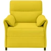 1 vietos sofa Šviesi geltona 88 x 83 x 95 cm Audinys