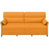 3-Vietis Sofa 3 vietos Tamsiai geltona 198 x 83 x 95 cm Audinys